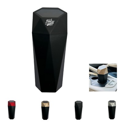 Car Trash Can with Bounce Lid