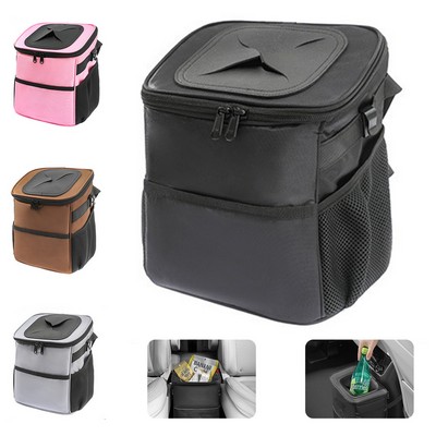 Car Trash Can w/Lid